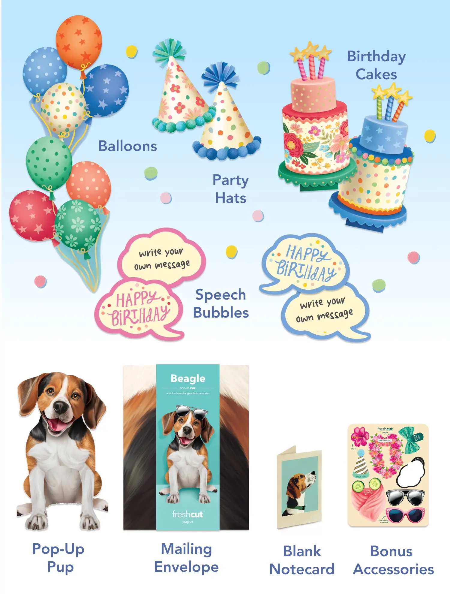 Birthday Beagle Pop-Up Card - Image 4