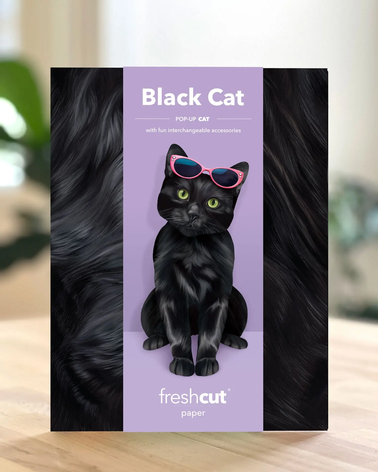 Black Cat Pop-Up Card - Image 5