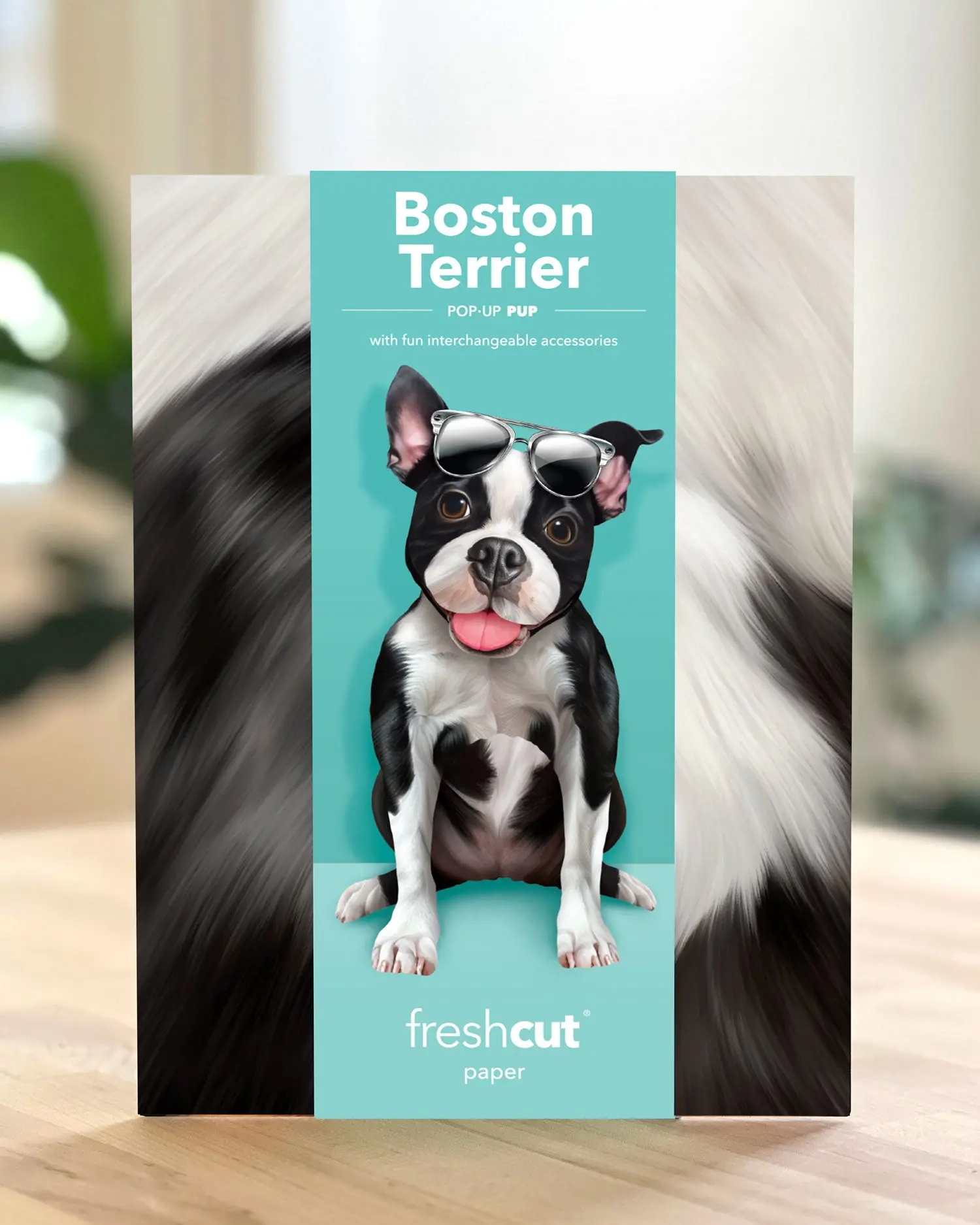Boston Terrier Pop-Up Card - Image 5