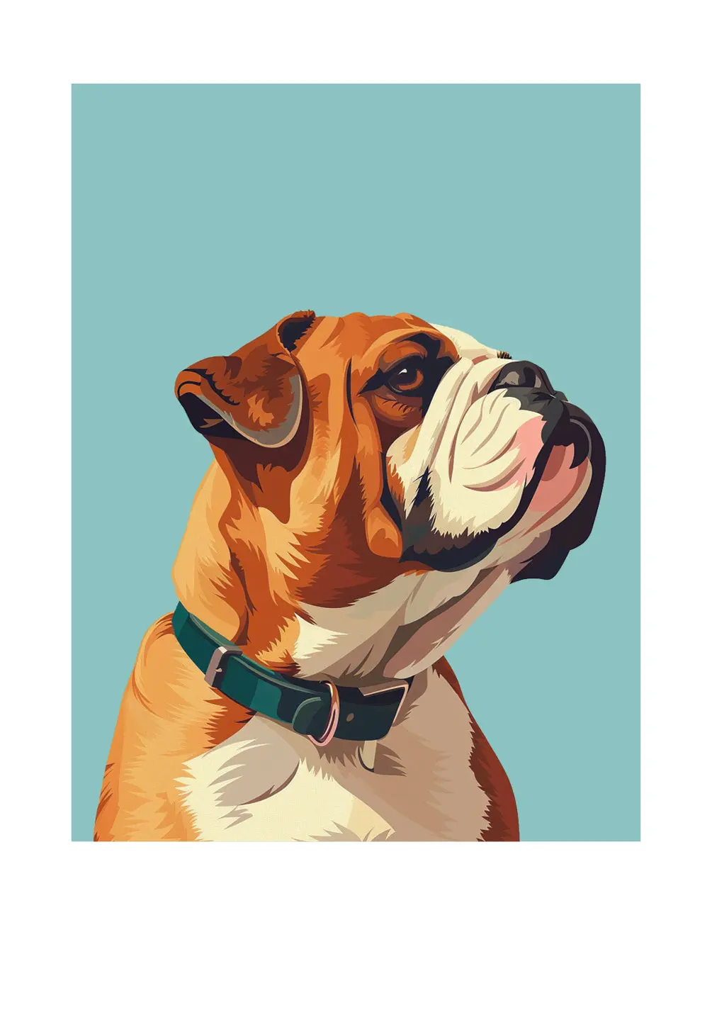 English Bulldog Card