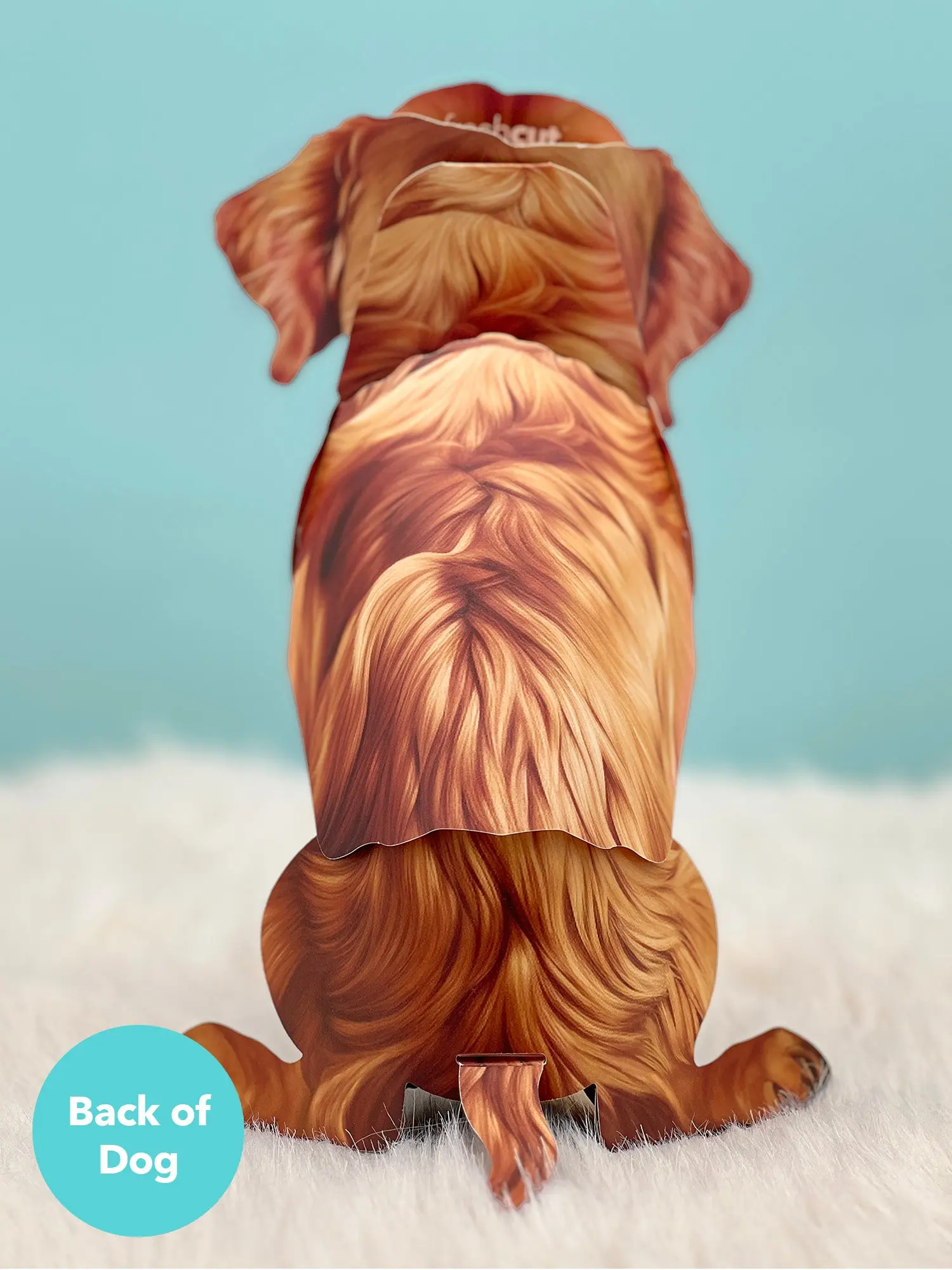 Golden Retriever Pop-Up Card - Image 3