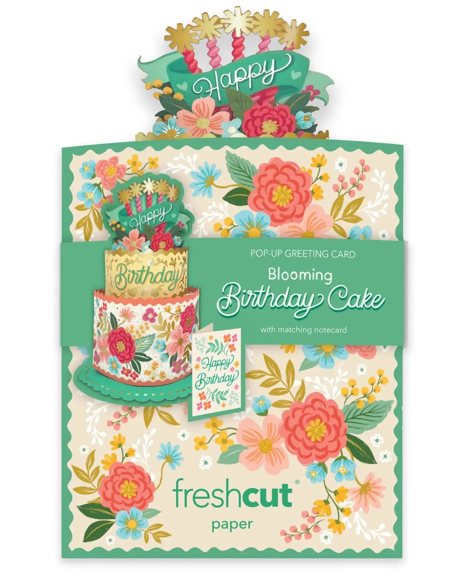 Mini Blooming Cake Pop-Up Card - Image 6