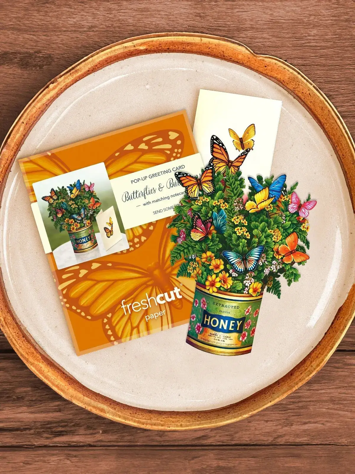 Mini Butterflies and Buttercups Pop-Up Card - Image 4