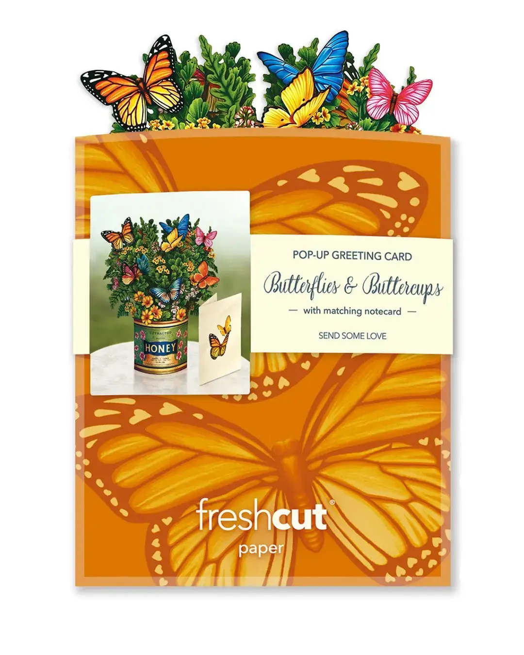 Mini Butterflies and Buttercups Pop-Up Card - Image 7