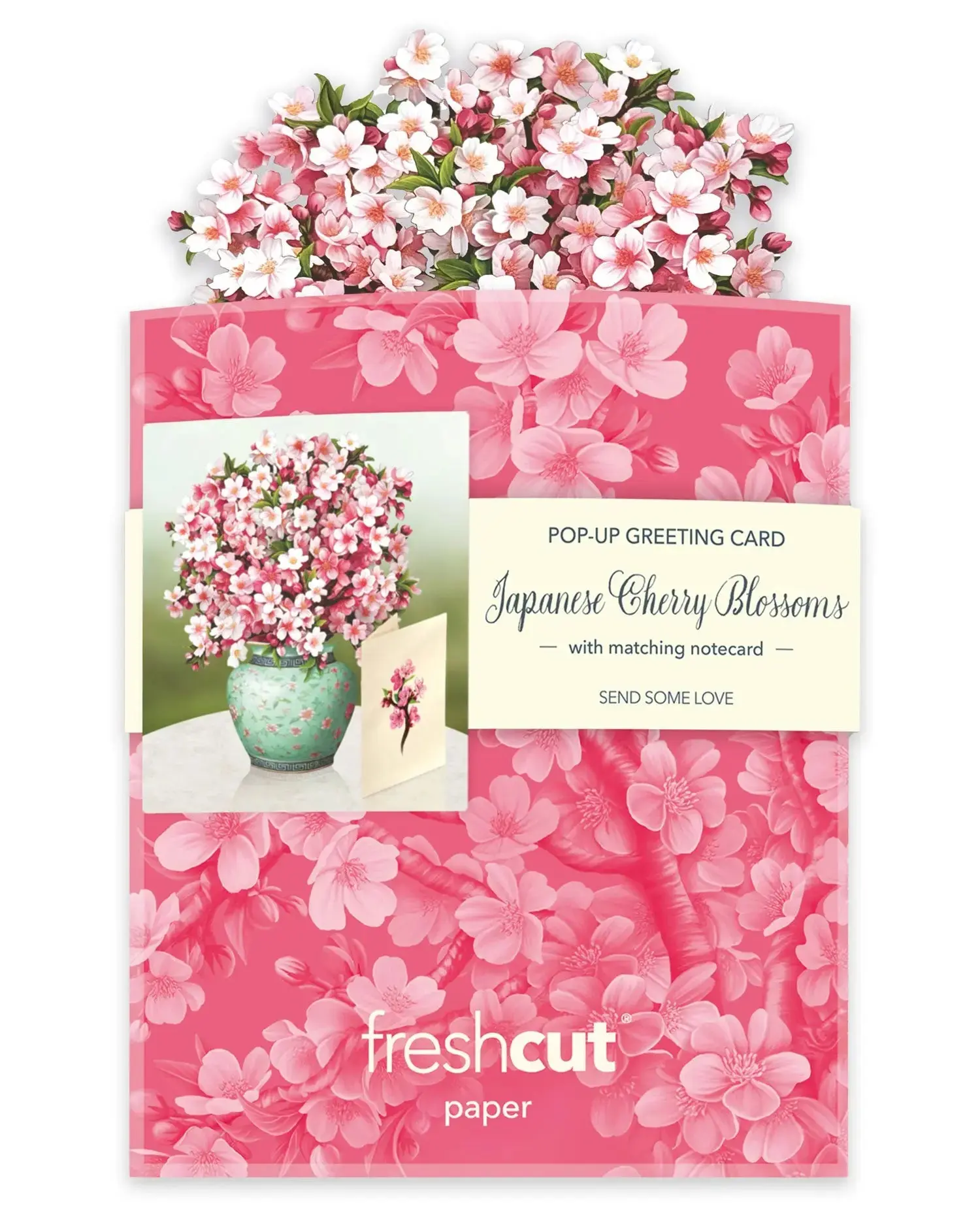 Mini Japanese Cherry Blossoms Pop-Up Card - Image 5