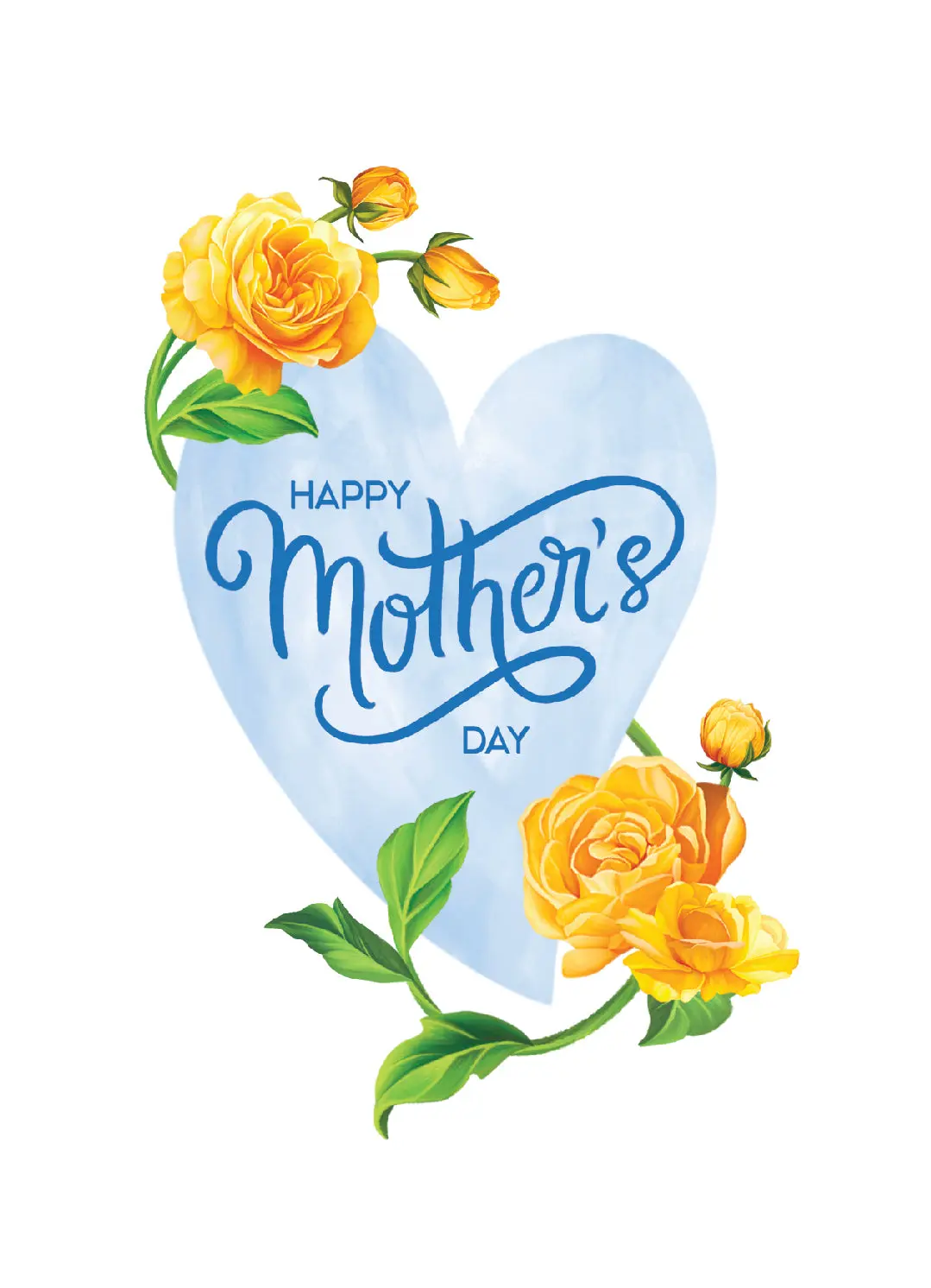 Mother’s Day Grande Sorbet Roses Card