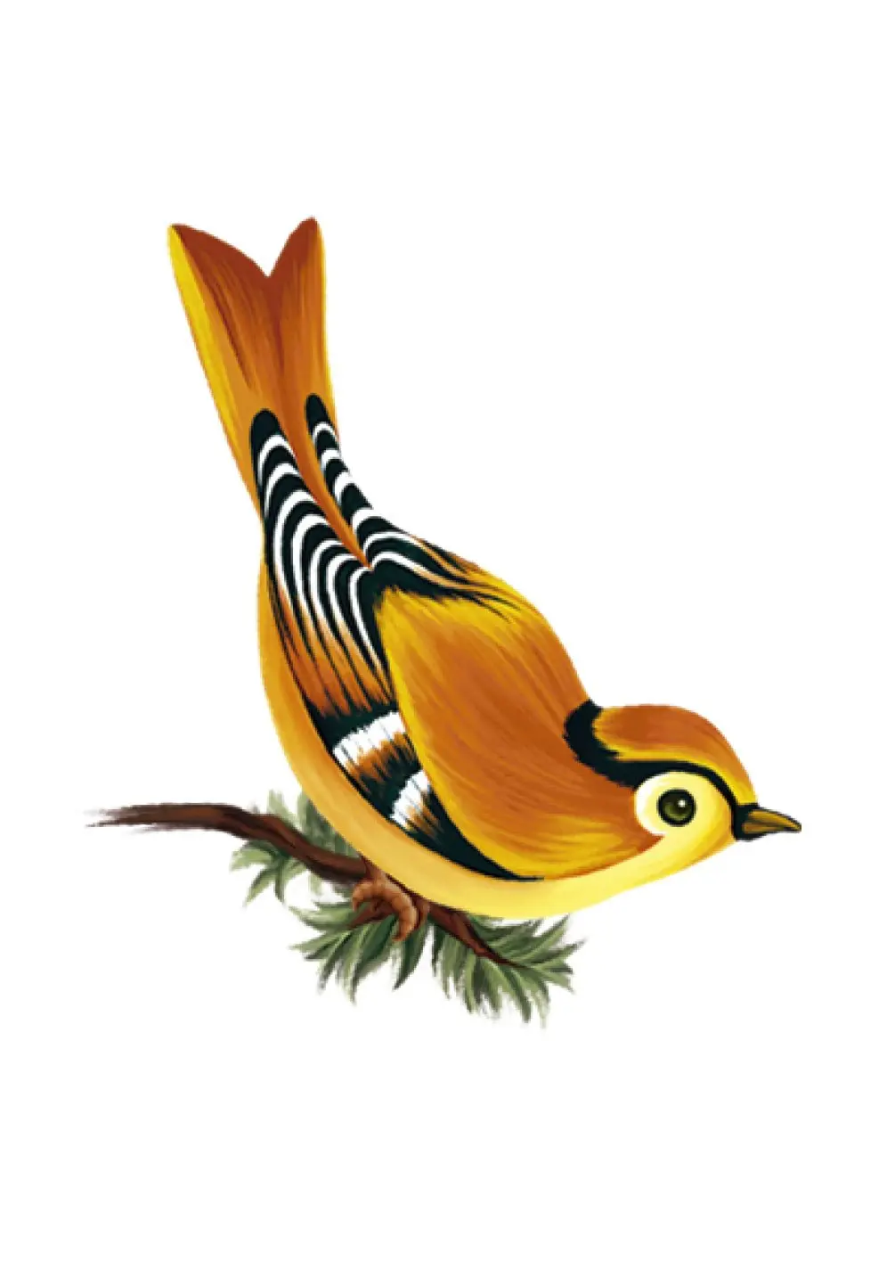 Winter Warbler Card