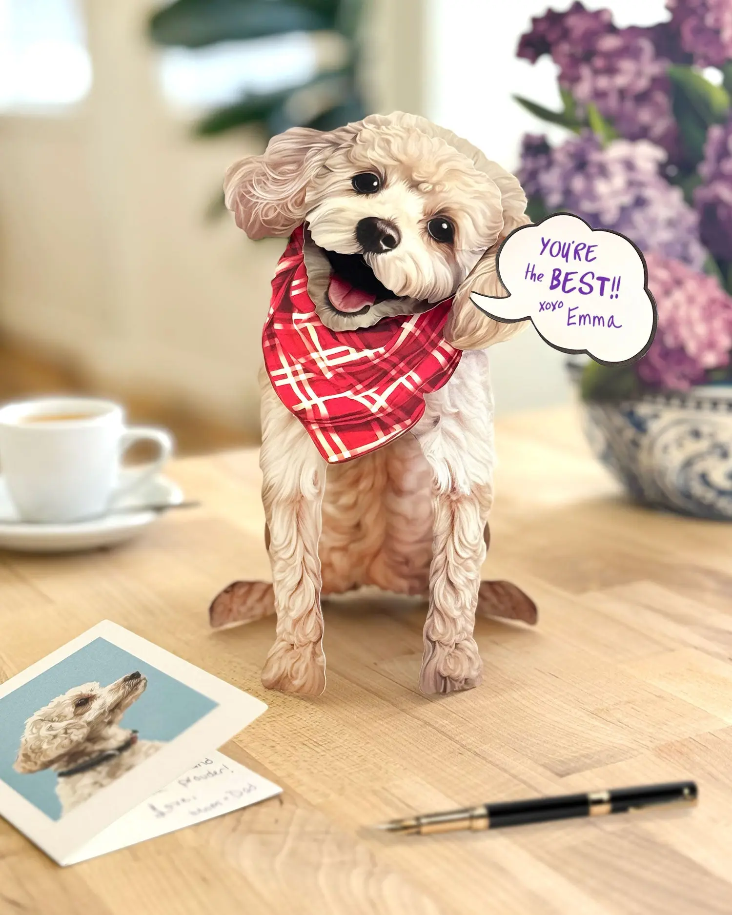 Poodle Pop-Up Card - Image 5