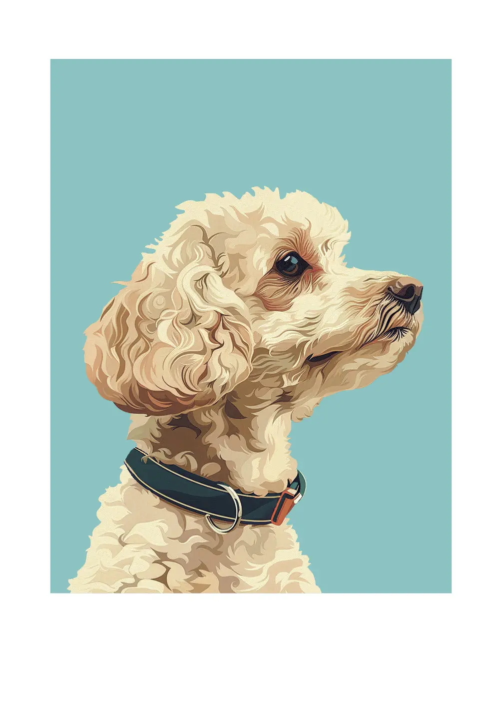 Poodle Card