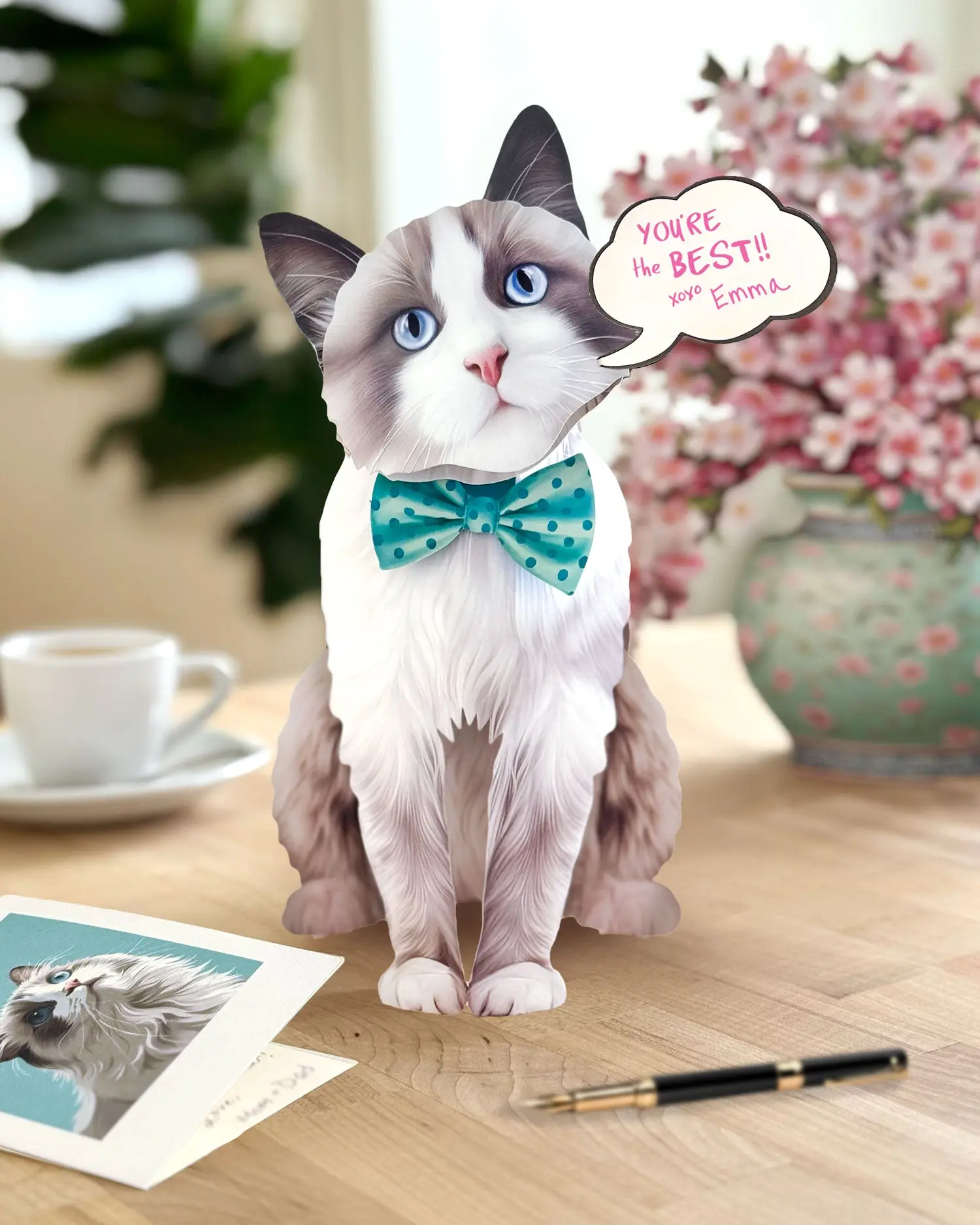 Ragdoll Cat Pop-Up Card - Image 4